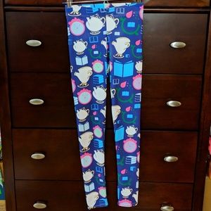 Disney Beauty and the Beast Leggings, Size S
